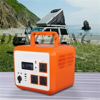 1200W 12V Utomhus strömförsörjning Hög effekt Mobil strömförsörjning Hög kapacitet Självkörande Camping Stall Strömavbrott Strömförsörjningsstation Orange Pure Sine Wave